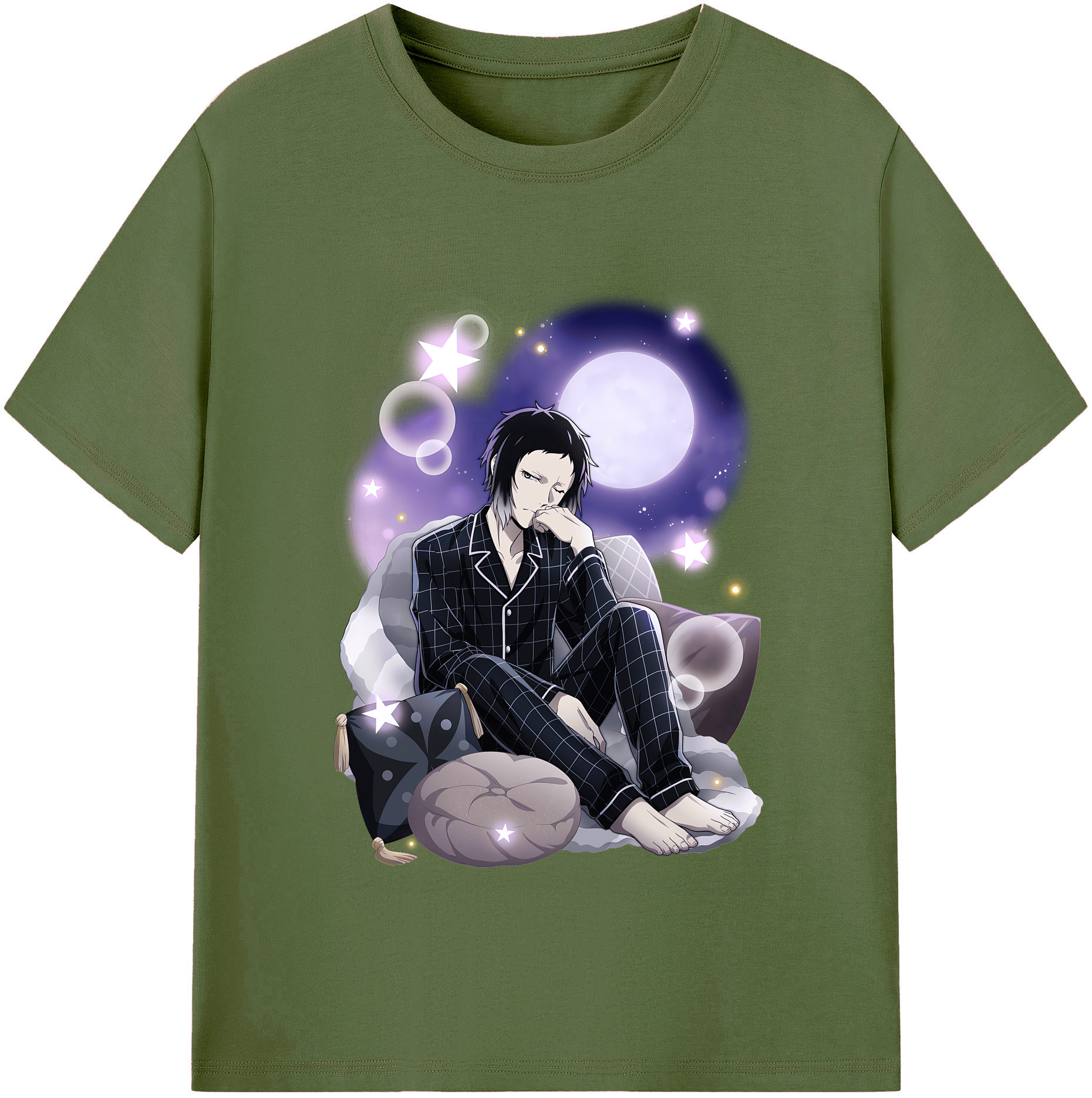 （画像用） 文豪ストレイドッグス Bungo Stray Dogs 綿100％半袖Tシャツ（フロントプリント）